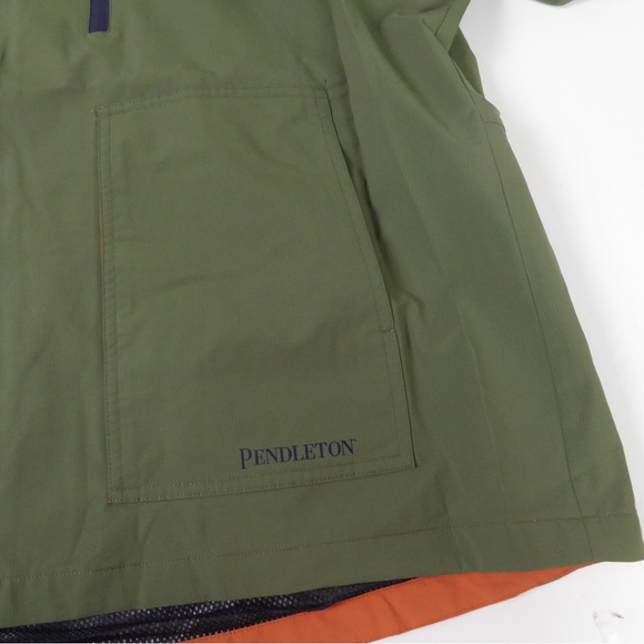 Pendleton Outdoorsmen Ripstop Poly w Hidden Stowaway Hood Windbreaker NWT - Picture 6 of 11